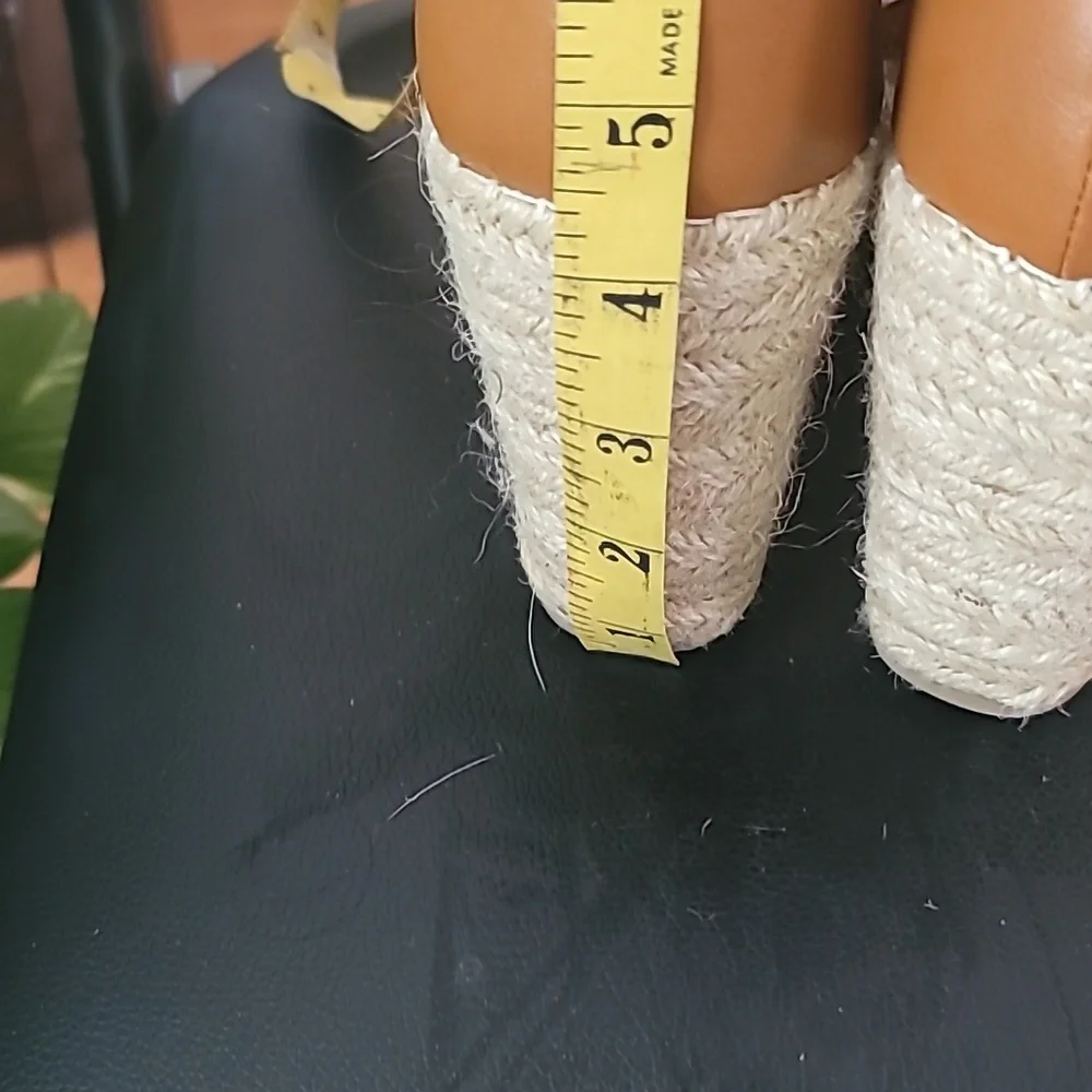 Steve Madden Espadrilles Platform Wedge Heel Sandals SZ 9